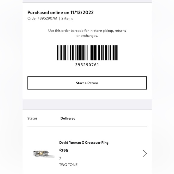 David Yurman Ring - Picture 5 of 5